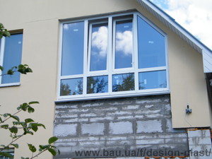 Скління котеджу нестандартними віконними конструкціями &mdash; ТМ ДИЗАЙН ПЛАСТ